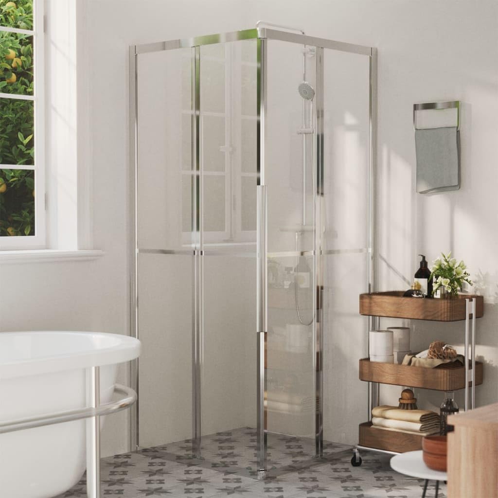 Kabina prysznicowa 180 cm szkło przezroczyste profil aluminiowy | Łatwy montaż, materiały montażowe w zestawie, eleganckie wzornictwo