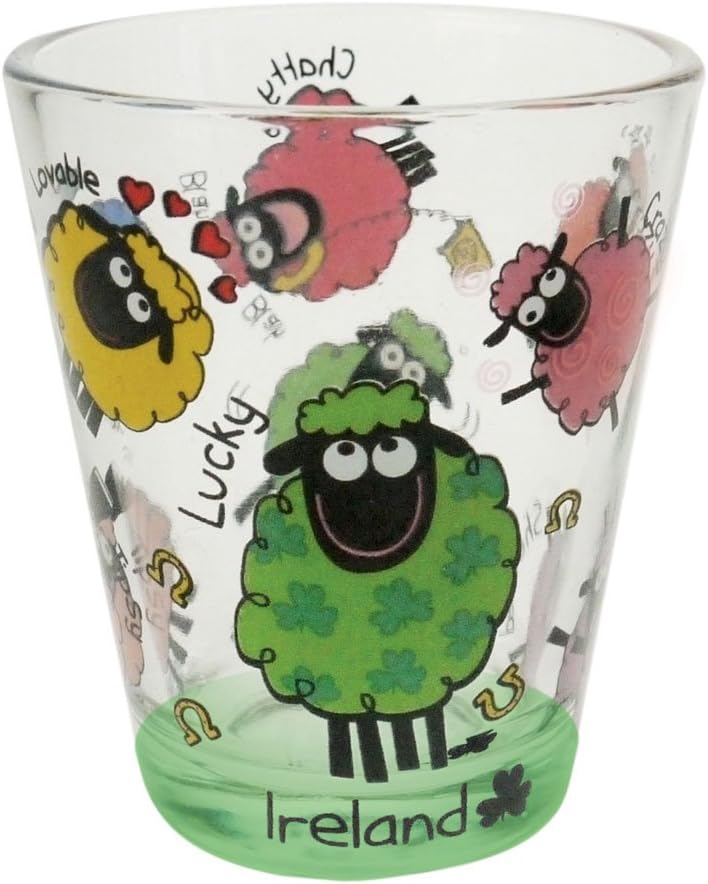 Loose Shot Glass With Wacky Woolies Design