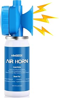 AIMSEIZE 115dB Air Horn Bear Horn: Boat Safety, Self-Defense Alert Heard 0.5 Miles Away for Hiking & Camping