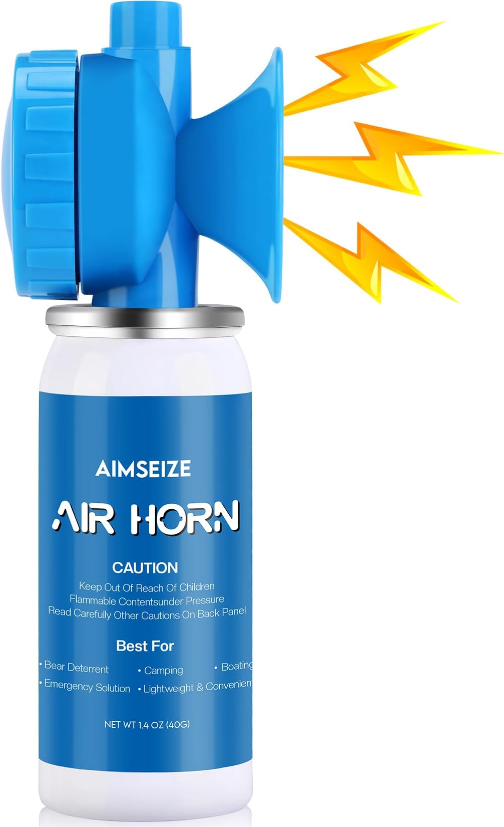Air Horn Bear Horn: Air Horns For Safety Boat Horn For Self Defense - 115dB Heard Up to 0.5-Miles Away (1 Pack)