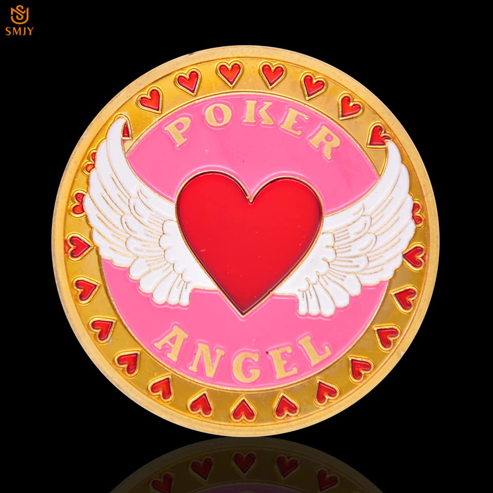 Amazon.co.jp: 米国ネバダ ピンク エンジェル ラブ ラスベガス カジノ ポーカー チップ チャレンジ トークン コイン 収集 ラッキー  パーソナリティ お土産 ギフト : ホビー