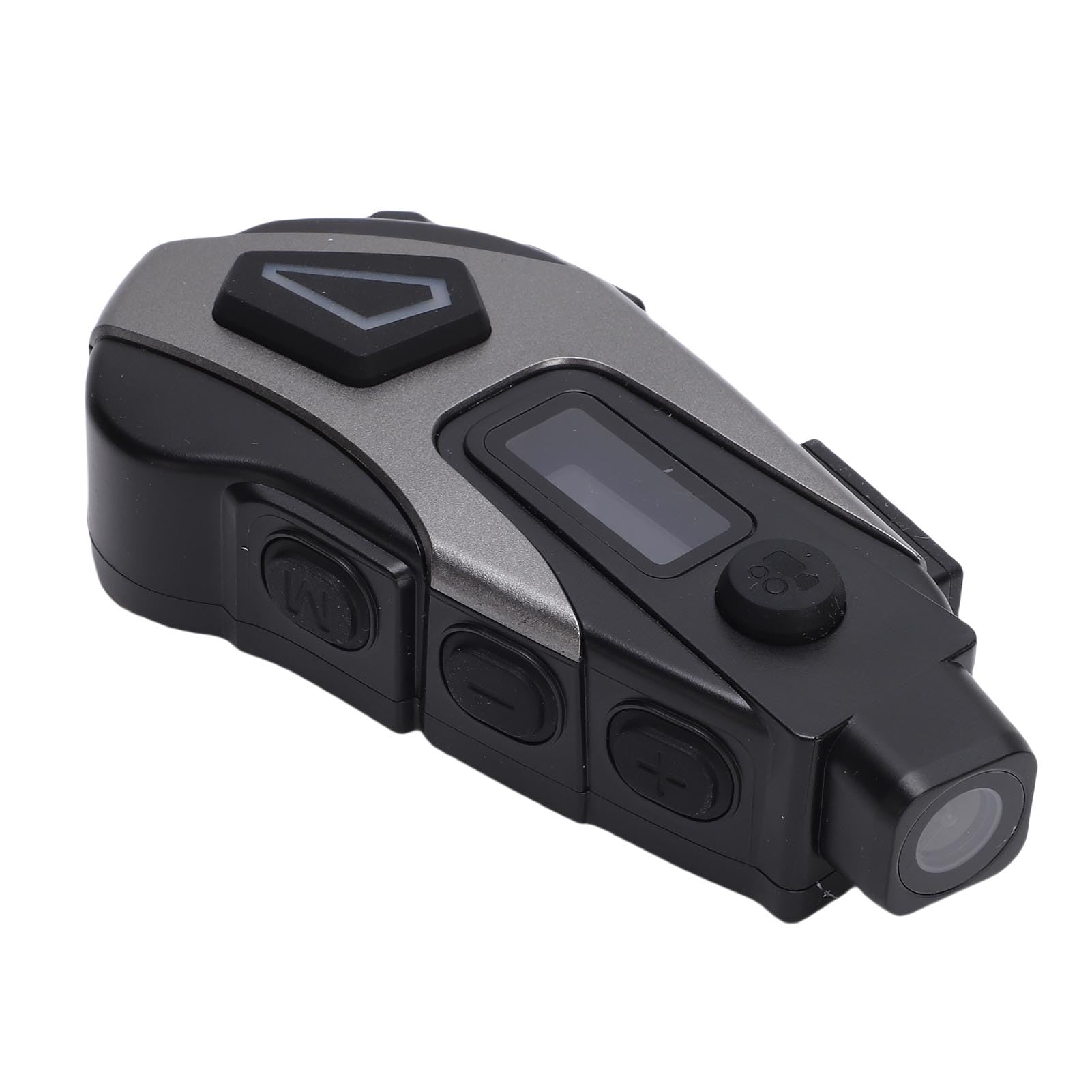 Walmeck Caméra pour Casque de Moto IPX8, Enregistreur D'écouteurs sans Fil, Longue Durée de Vie la Batterie pour Les Déplacements Urbains