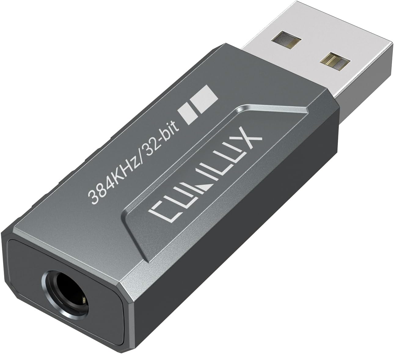 Cubilux USB A to 3.5mm Headphone Adapter with 384KHz/32Bit DAC, TRRS Headset and Microphone, USB Audio Adapter for PC Laptop PS4, Windows 10 11, macOS Linux
