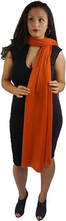 Cashmere Shawl/Cashmere Scarf/Scarves/Stole/Wrap/Sweater Burnt Orange