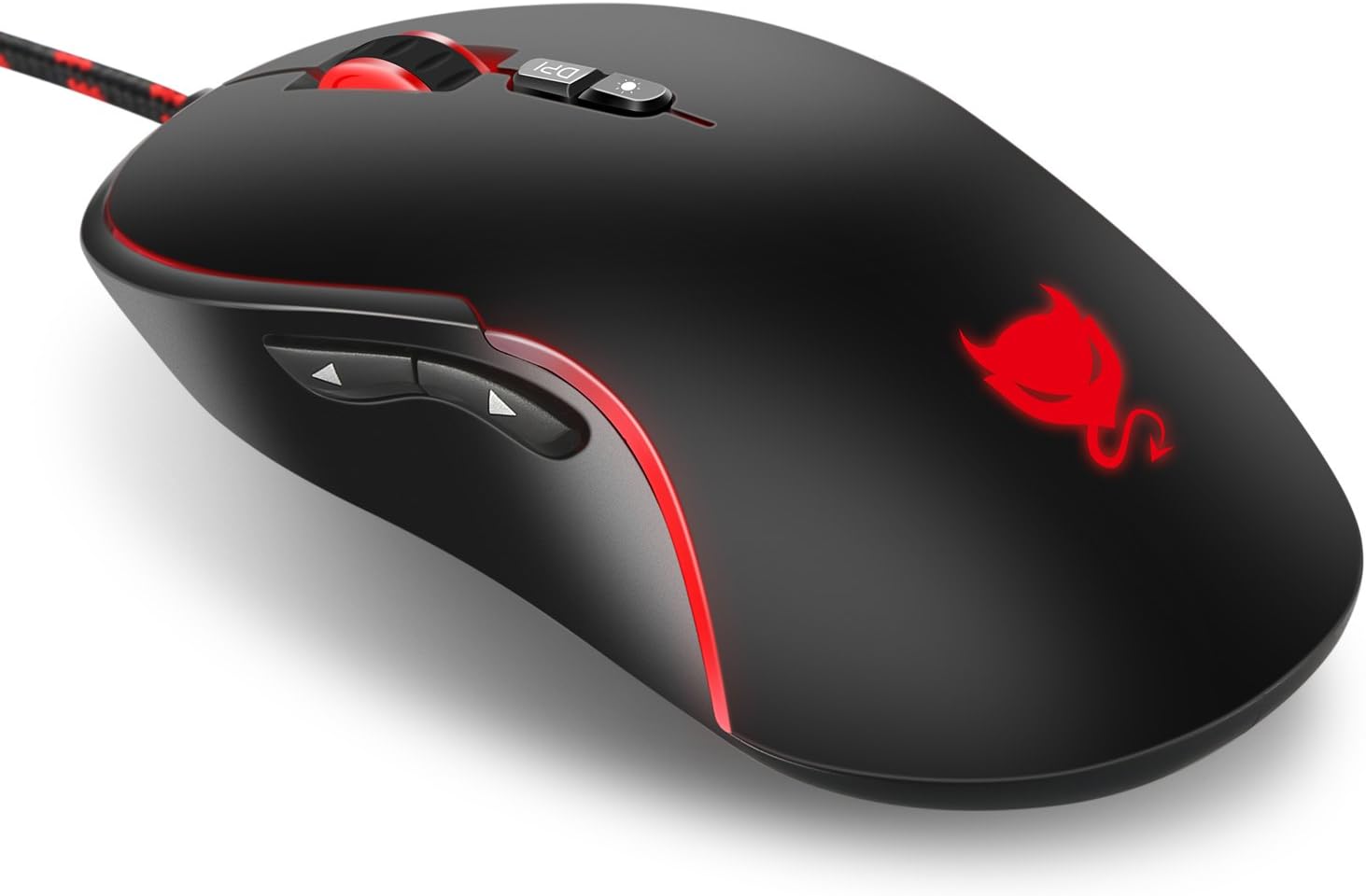Amazon.com: Redimp Wired Gaming Mouse Optical 4000 DPI with 7 ...