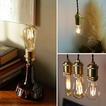 Amazon | E26 調光器対応 エジソンバルブ LED電球 (ロング