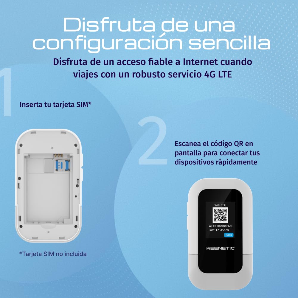Keenetic Roamer 4g Router movil wifi6 ax230