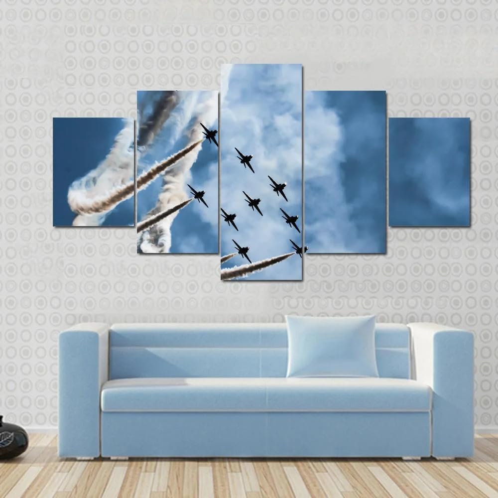 Tableau decoration murale salon sky fighters poster xxl pour ambiance moderne