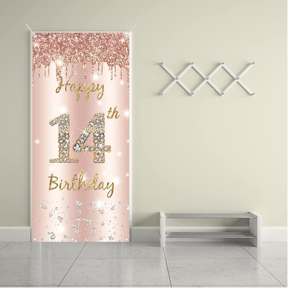 14e verjaardag Vrouwen Hallo 14 stuks 14 jaar oud Poster 14e verjaardag Vrouwen Hallo 14 stuks 14 jaar oud Poster