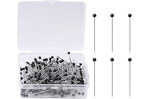 250 Count Ball Pin Glass Head Pins