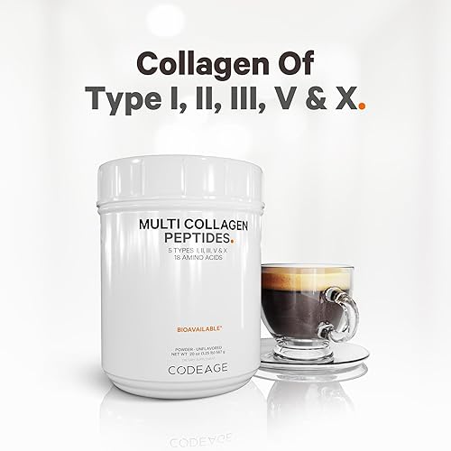 Miniatura 4 de Codeage - Proteína de colágeno múltiple + paquete multivitamínico diario para mujer