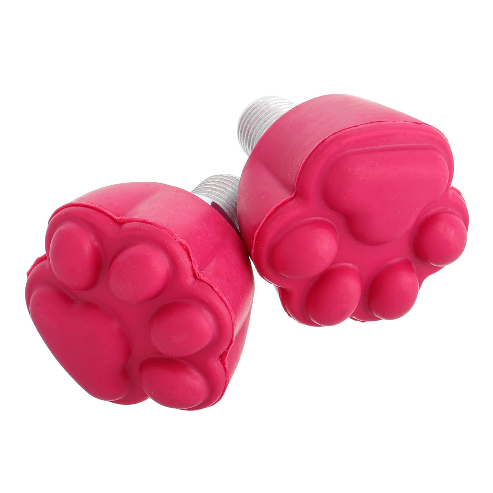 KESYOO 2pcs Ice Skating Brake Roller Skates Brake Stopper Roller Skates Toe Guard Skating Stopper Plugs Skate Stoppers Replacement Skates Brakes Skating Brake Plugs Skate Block Steel Rosy