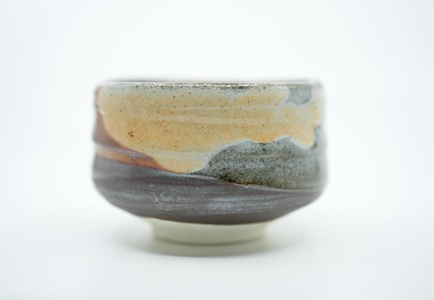 Matcha Tea Bowl – Authentic Japanese Chawan, matcha mixing bowl - Handcrafted Matcha Cup -Red Leaf Design, Made in Japan