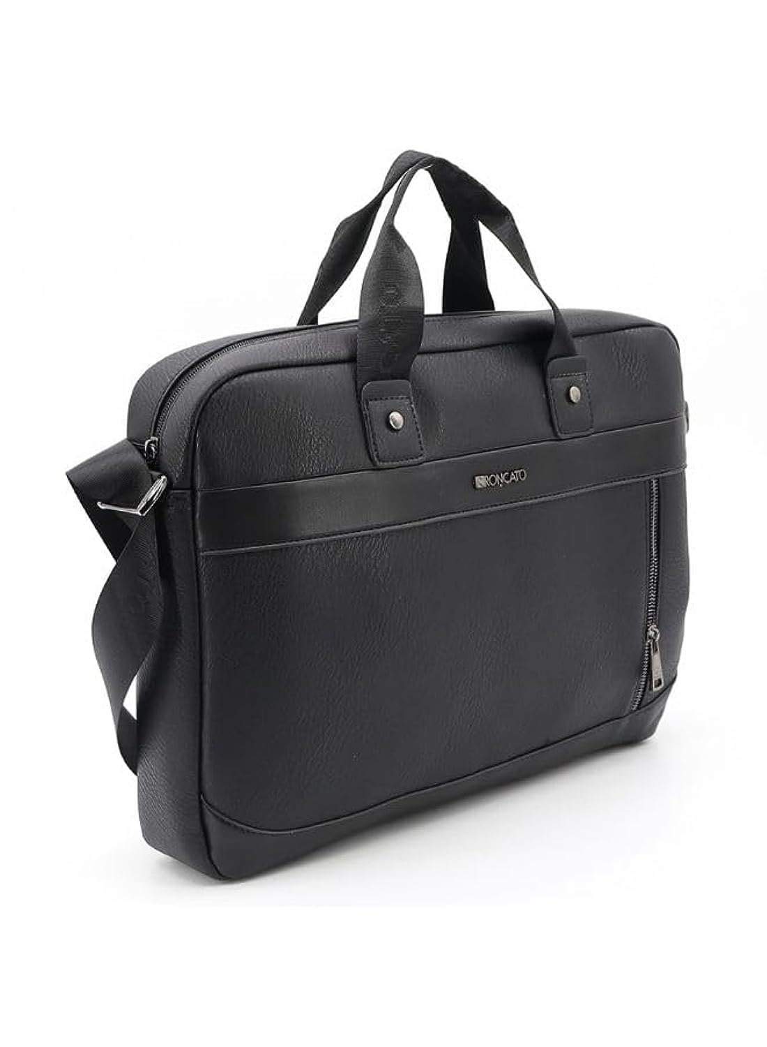 Leather Laptop Carrying Case, Fits For 15.6-Inch Laptop And Tablet, Sleek Design, Durable, Business Casual Or School