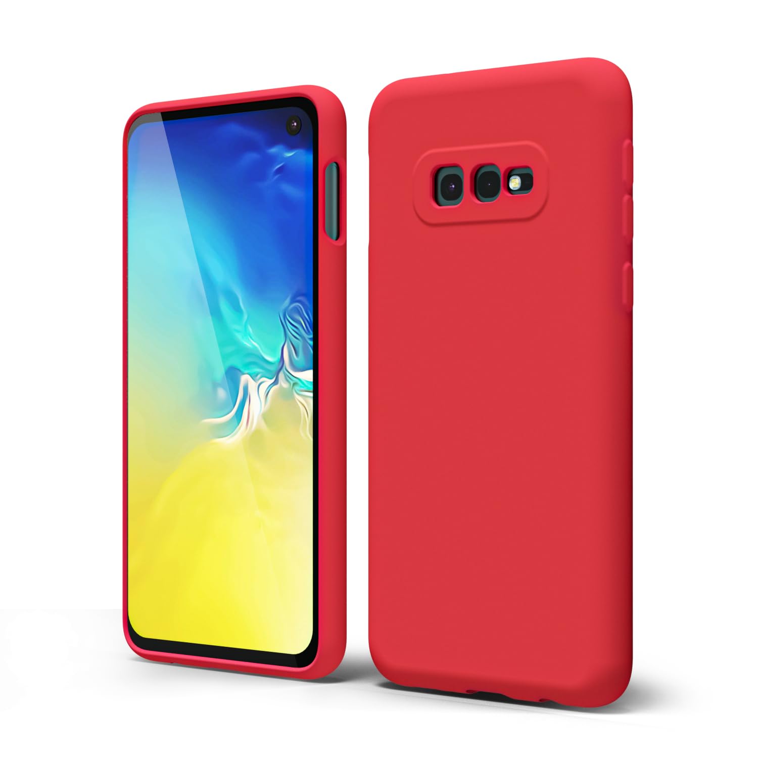 oakxco for Samsung Galaxy S24 Ultra Phone Case Liquid Silicone, Neon Bright Solid Color, Thin Slim Soft Rubber Gel Matte TPU Plain Simple Cover for Women Girl Cute, Hot Pink Fuchsia — view 337