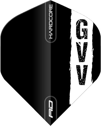 RED DRAGON Jugadores Hardcore Dart Vuelos - 3 juegos por paquete (9 vuelos de dardos en total)