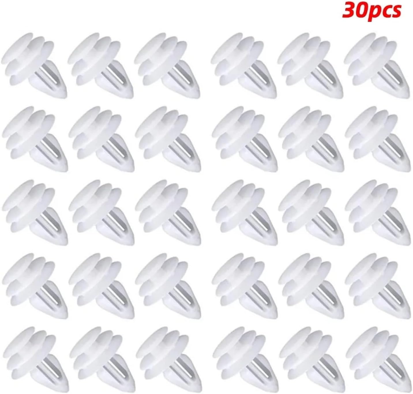 30PCS OE#01553-10481 Lift Gate Trim Clip Compatible Murano Xterra EX35 FX35 FX50 M35 M45 QX50 QX70 01553-10481