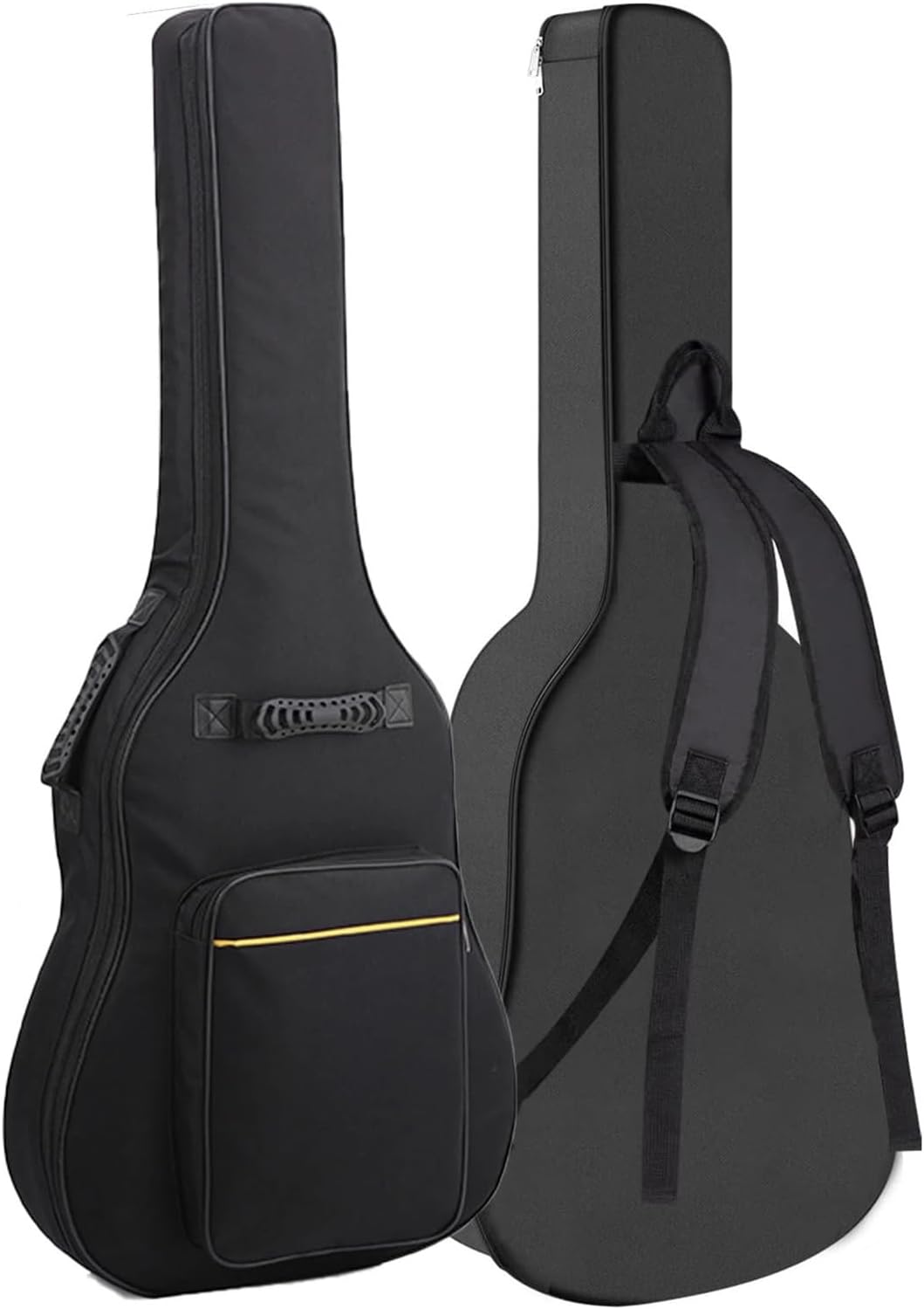 Acoustic Guitar Bag 36-41" Inch Acoustic Guitar Bag Thicken Sponge Padding Water Resistent Adjustable Shoulder Strap Electric Case Dust-proof(Bass bag 120cm)