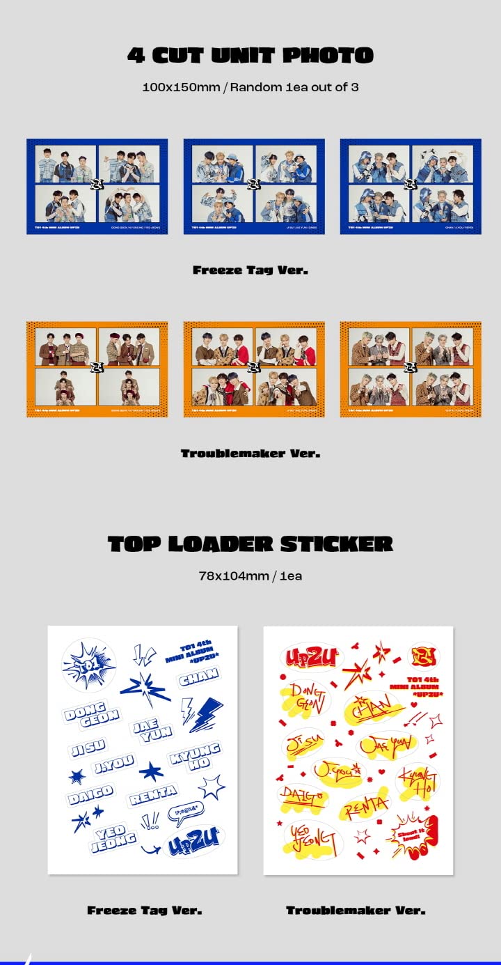 TO1 - UP2U CD+Pre-Order Benefit (Freeze Tag+Troublemaker ver. SET)