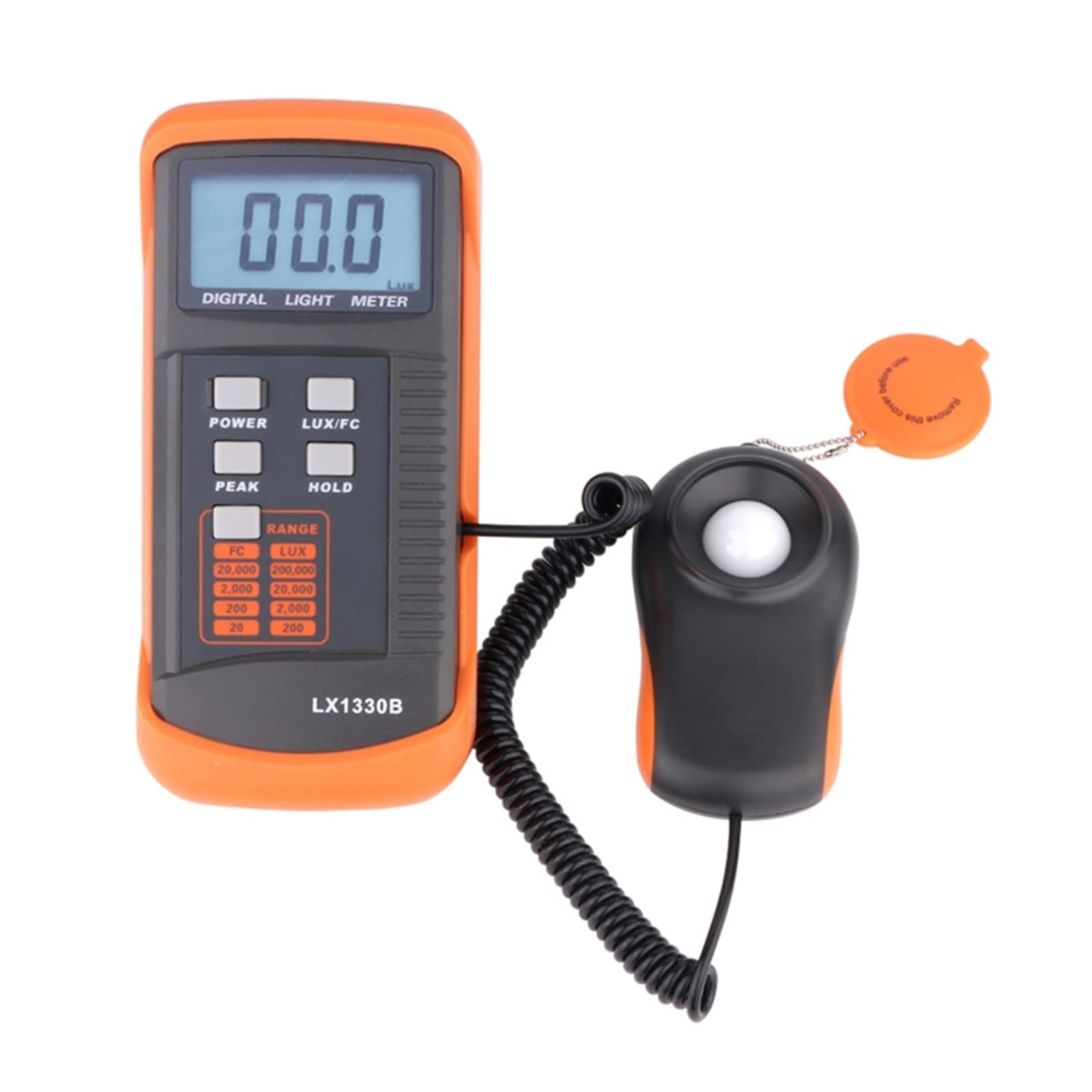 Belichtungsmesser, Spektrometer, Illuminometer, Handheld hochpräzise digitaler Illuminometer-Messbereich 0~80.000 LX, weit verbreitet for Anlagenüberwachung Umgebungslicht