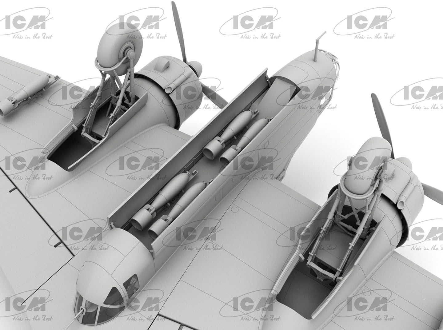 ICM 48352 - HP.52 Hampden B.Mk.I, WWII British Bomber - 1:48 Aircraft Model Kit
