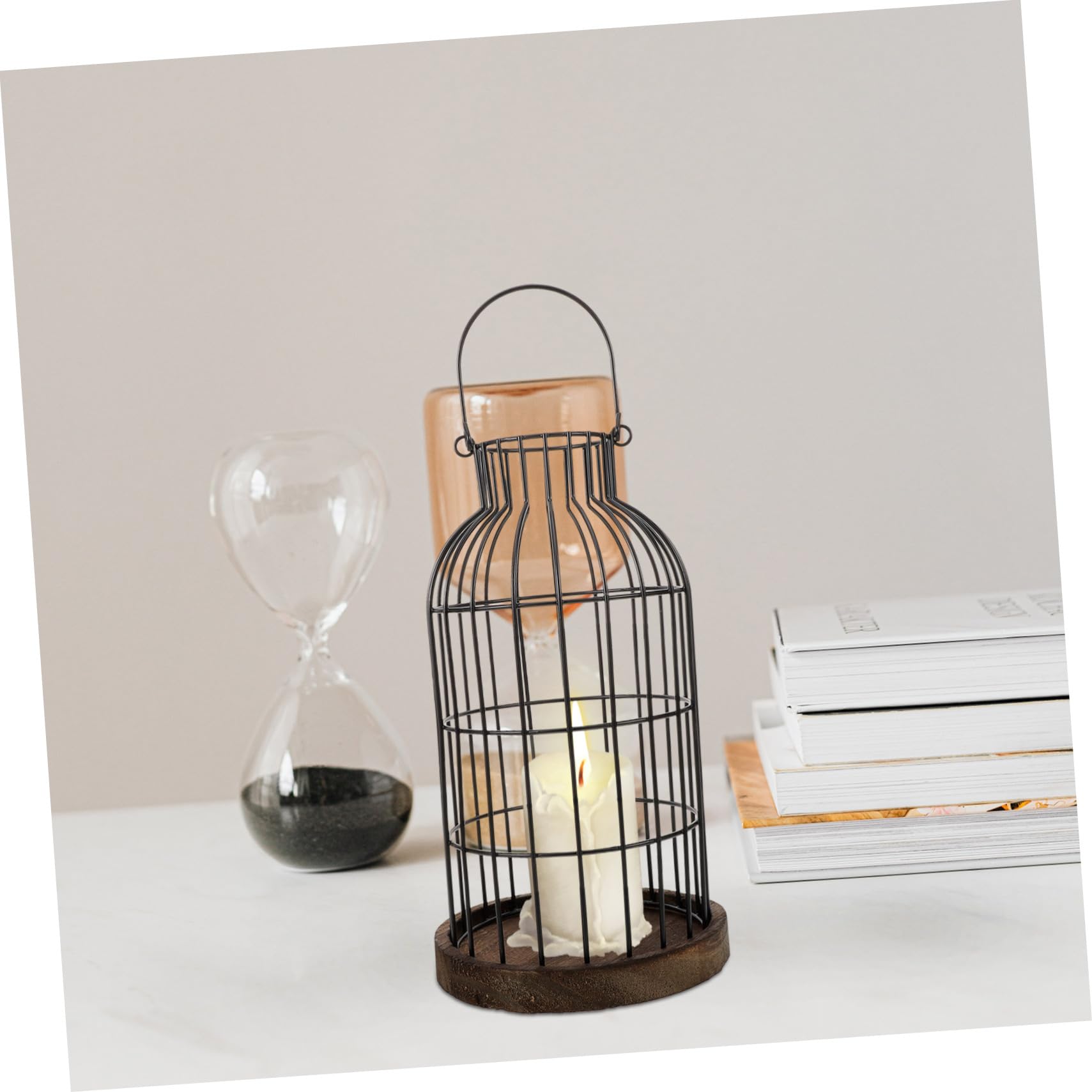 ABOOFAN Kerzenteller Aus Holz Für Tischdeko Retro-kerzenhalter Für Hochzeitsfeier Dekorativer Kerzenständer Für Candlelight-Dinner