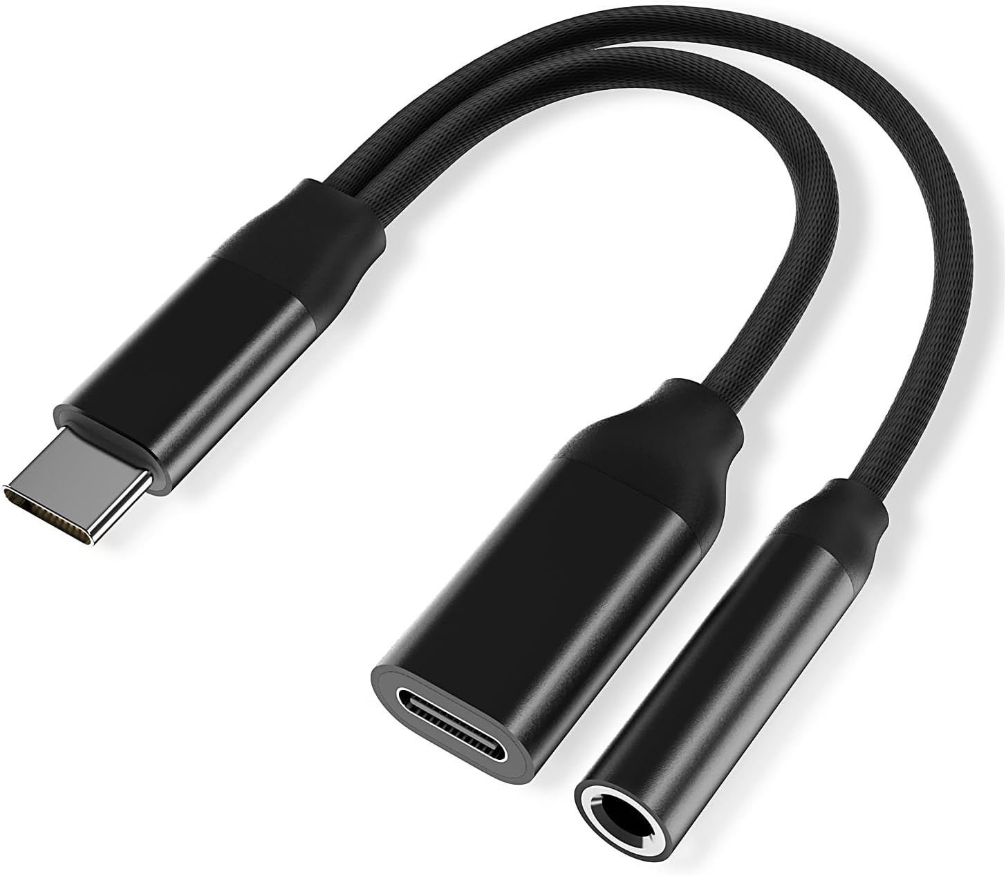 Adaptateur et Chargeur, Casque USB C vers Jack 3.5 mm, Câble Audio