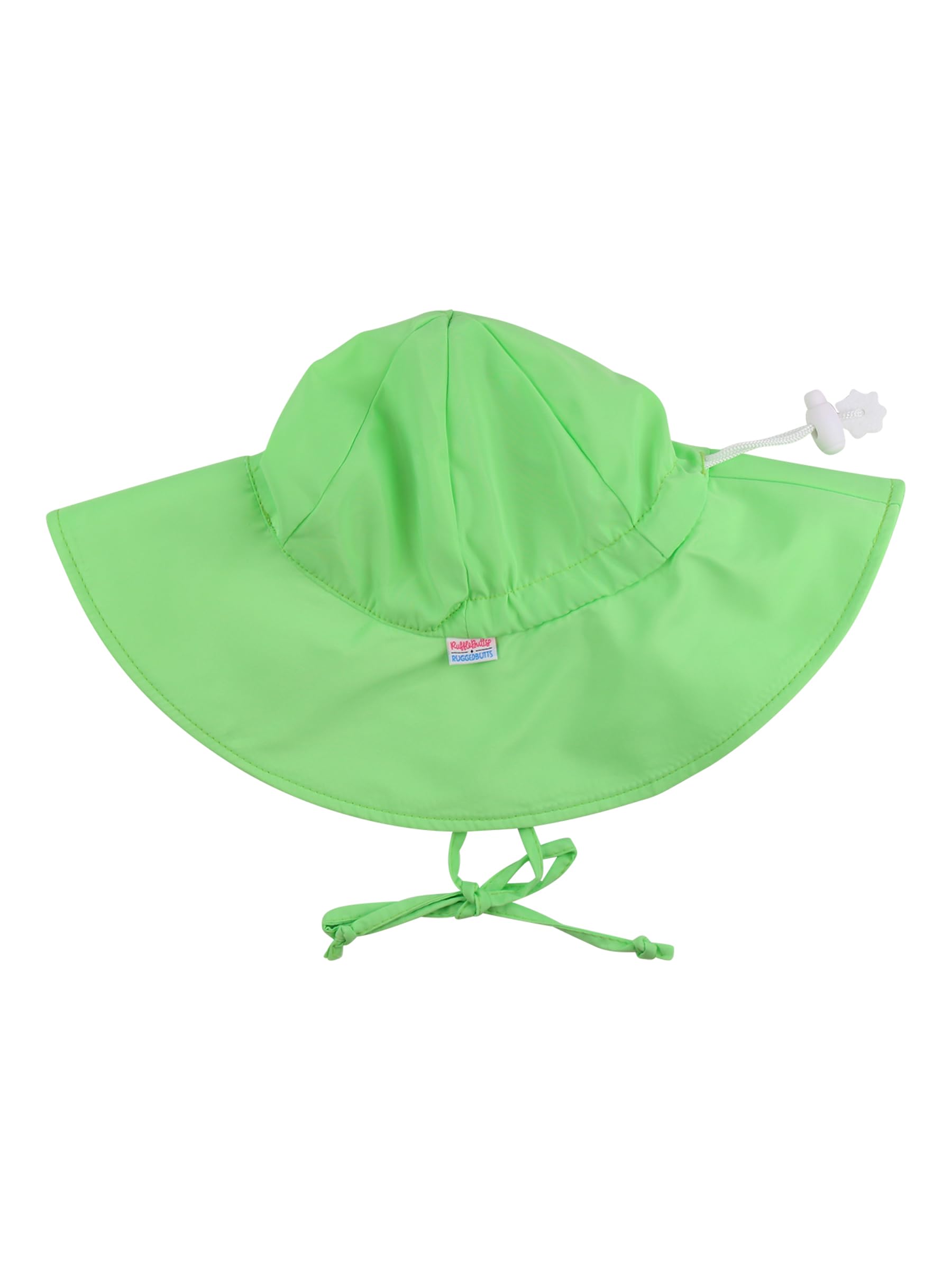 RuffleButts Baby Girls Floppy Wide Brim UPF 50+ - Baby Sun Hat