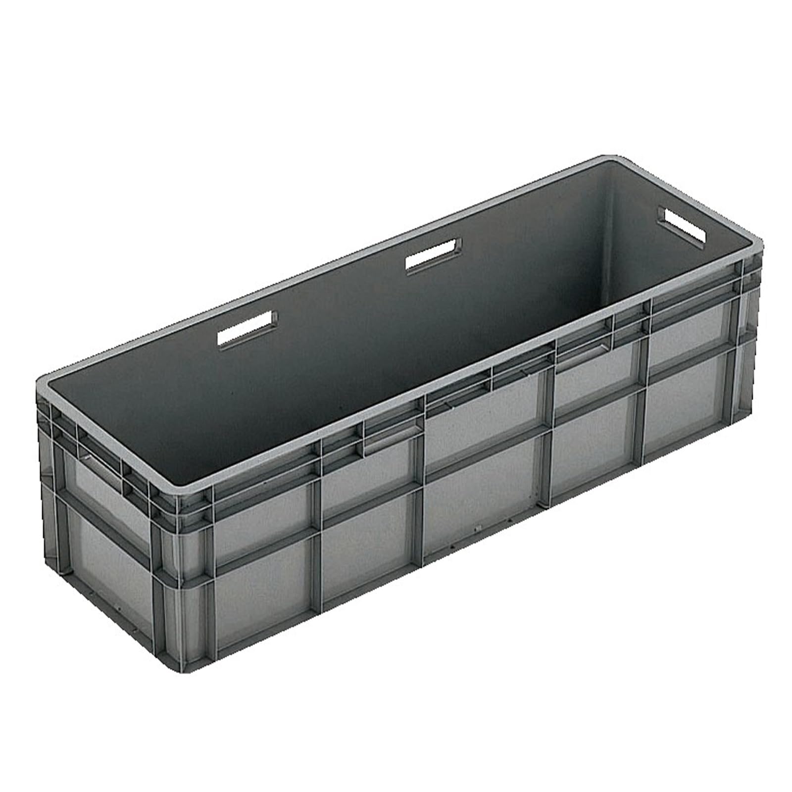 Gifu Plastic Industry ATPB581 Container, TP Standard Container, Large, Lightweight Type, Gray, Made in Japan, Heavy Duty, Delivery, Agriculture, Factory, Warehouse, Commercial Use