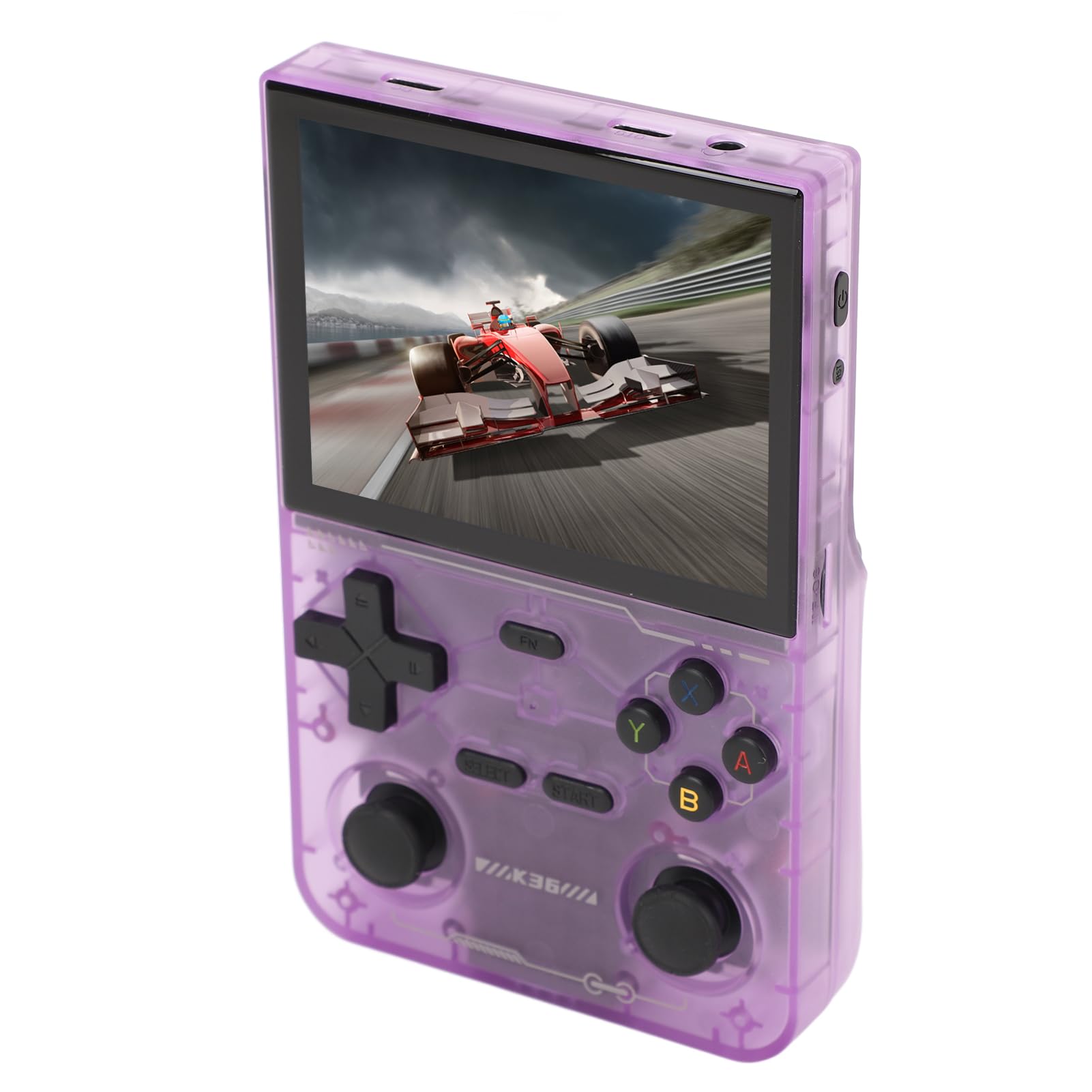 Eujgoov Dual Joystick Retro Handheld Game Console 3.5 -Zoll -Screen Spieler für Freizeitunterhaltung, ABS (Purple)