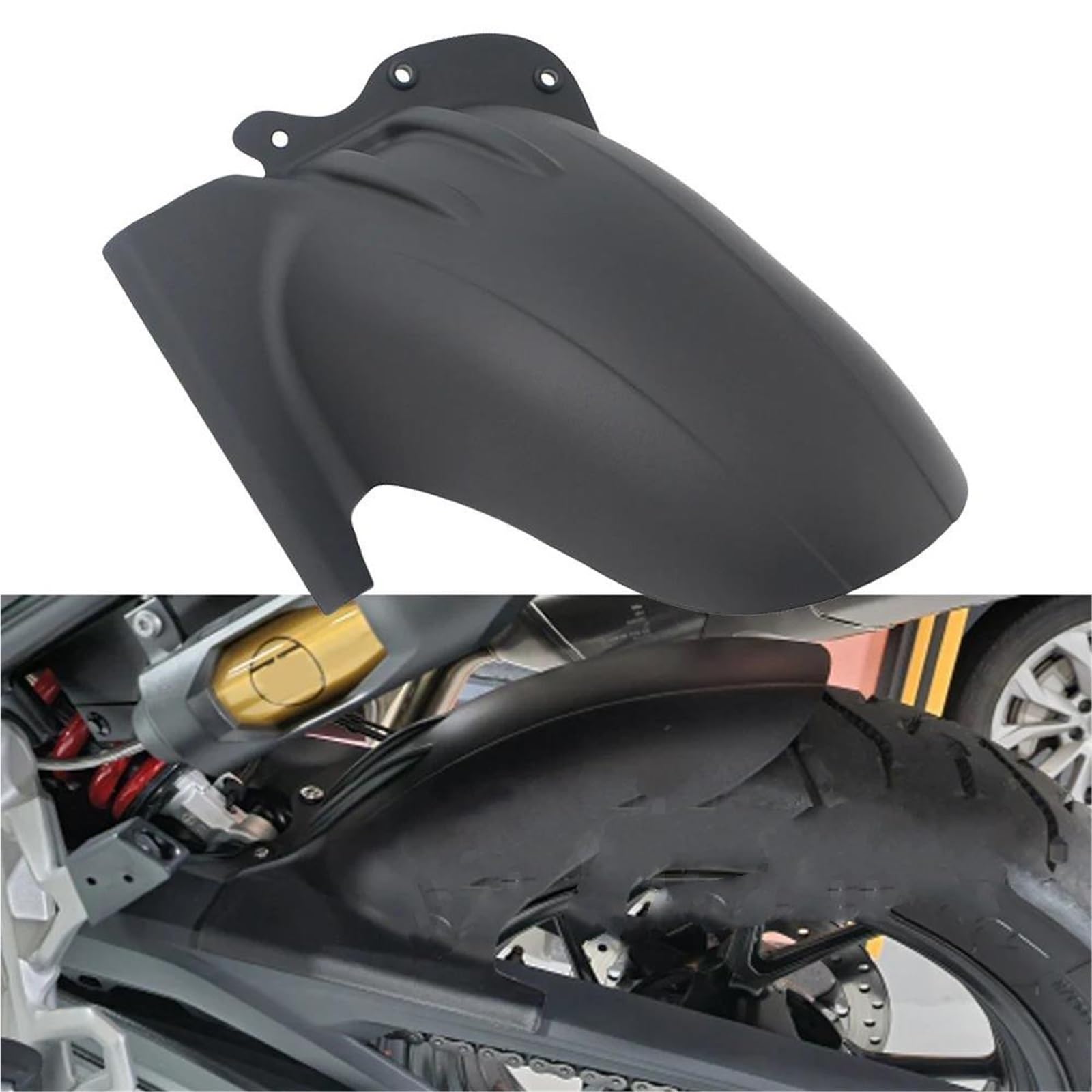 Moto Parafango Moto Parafango Posteriore Ruota Hugger Parafango Splash Guard Paraspruzzi Ali per BMW per F750GS F850GS ADV 2021 2020 2019 2018 Moto Ruota Anteriore Parafango
