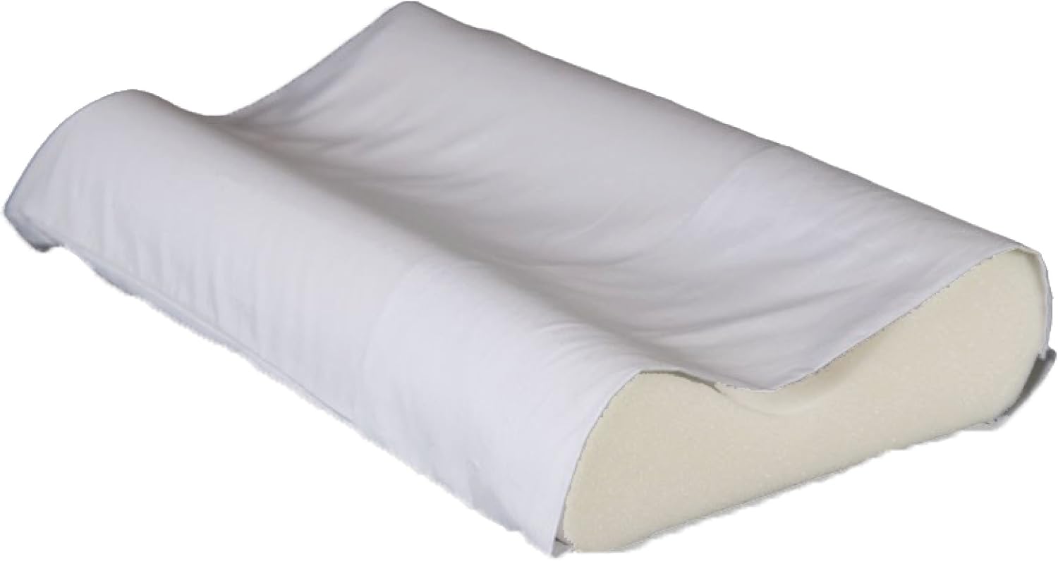Smooth Double Lobe Pillow, White