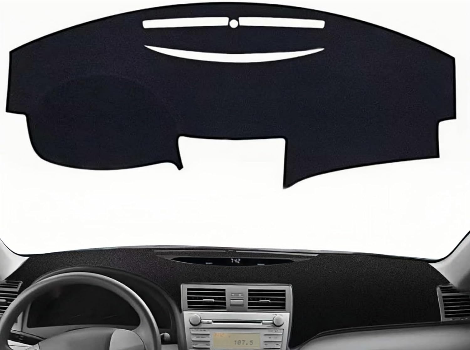 Dash Cover Compatible with 2007-2011 Toyota Camry, Dashboard Cover Mat Non-Slip Pad Carpet Sunshield Protector, Dash Cover Accessories Custom Fit for Camry For 2007-2011 Camry dash cover