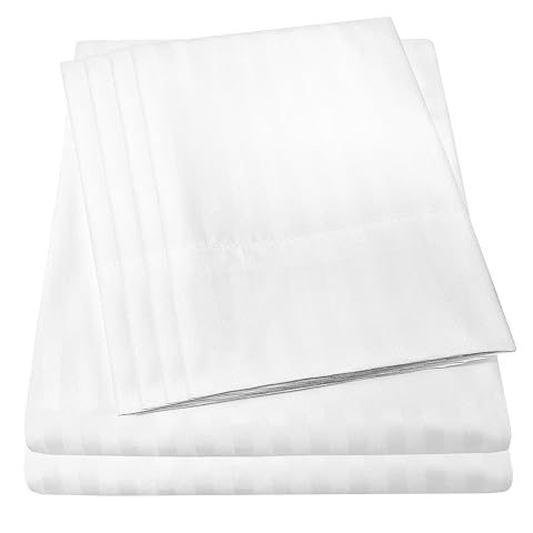 Full Size Bed Sheets - 6 Piece 1500 Supreme Collection Fine Brushed Microfiber Deep Pocket Full Sheet Set
