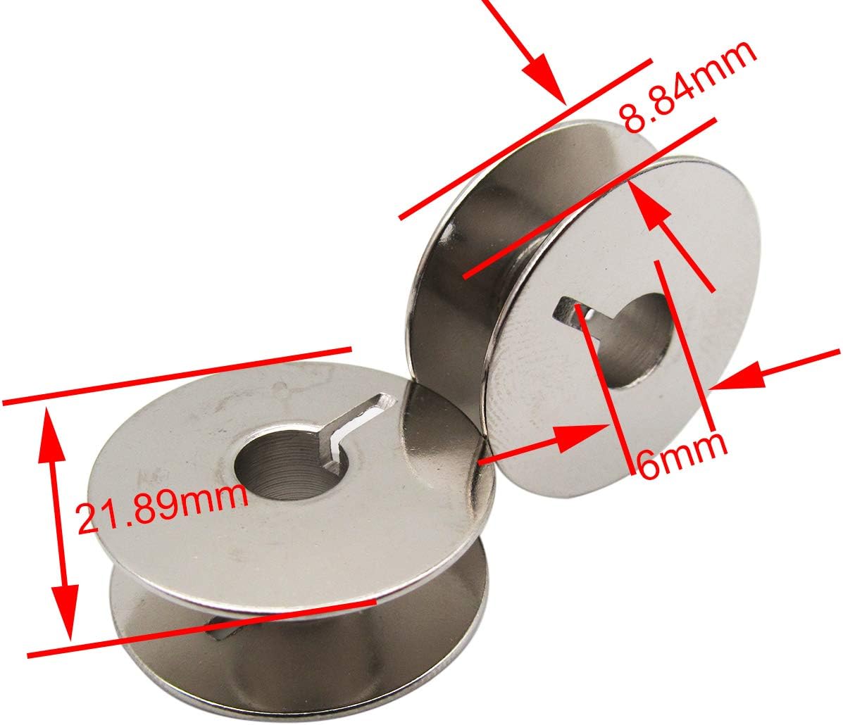 Dimensions of steel bobbins