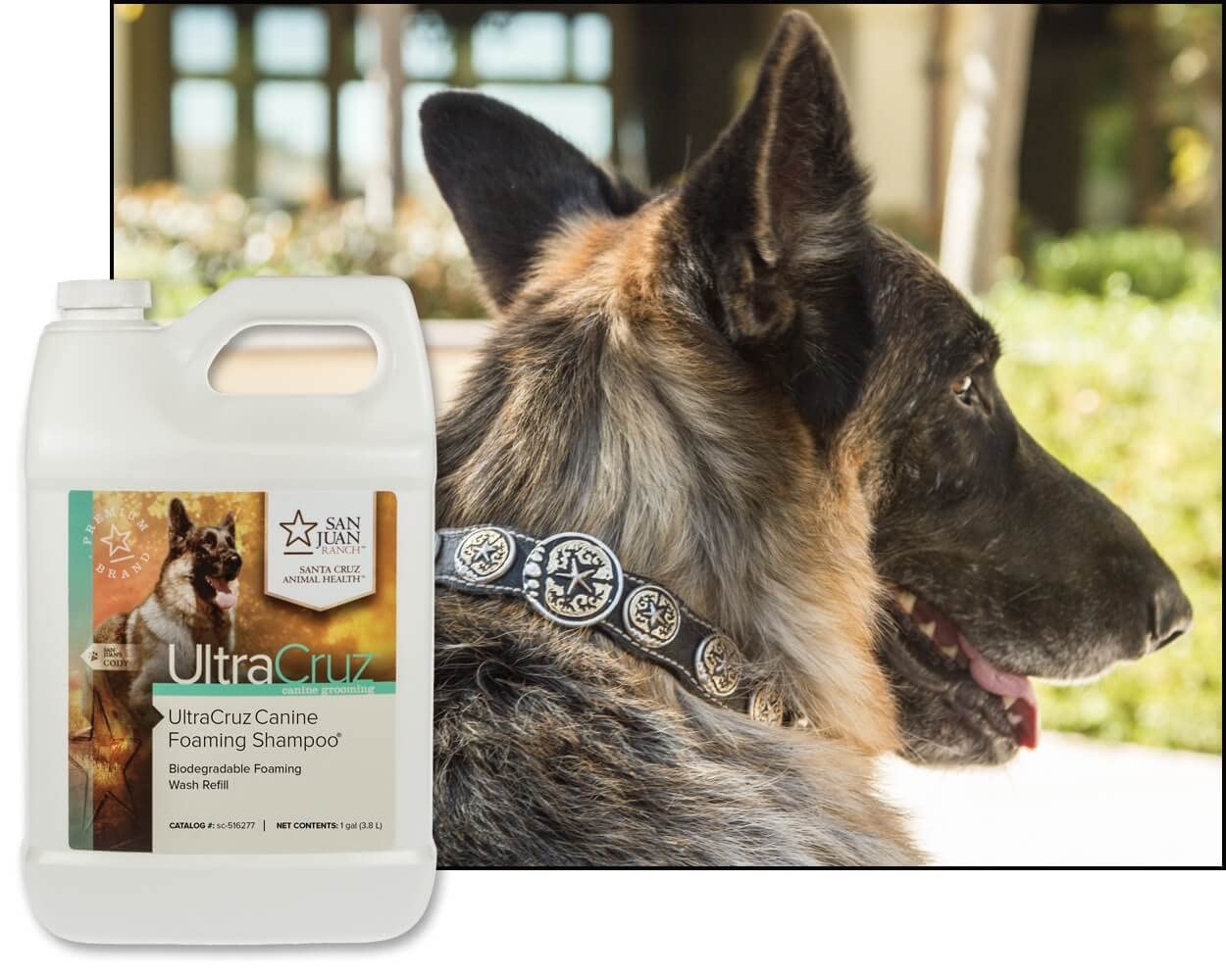 UltraCruz Canine Foaming Shampoo® dla psów, 1 galonowy wkład uzupełniający