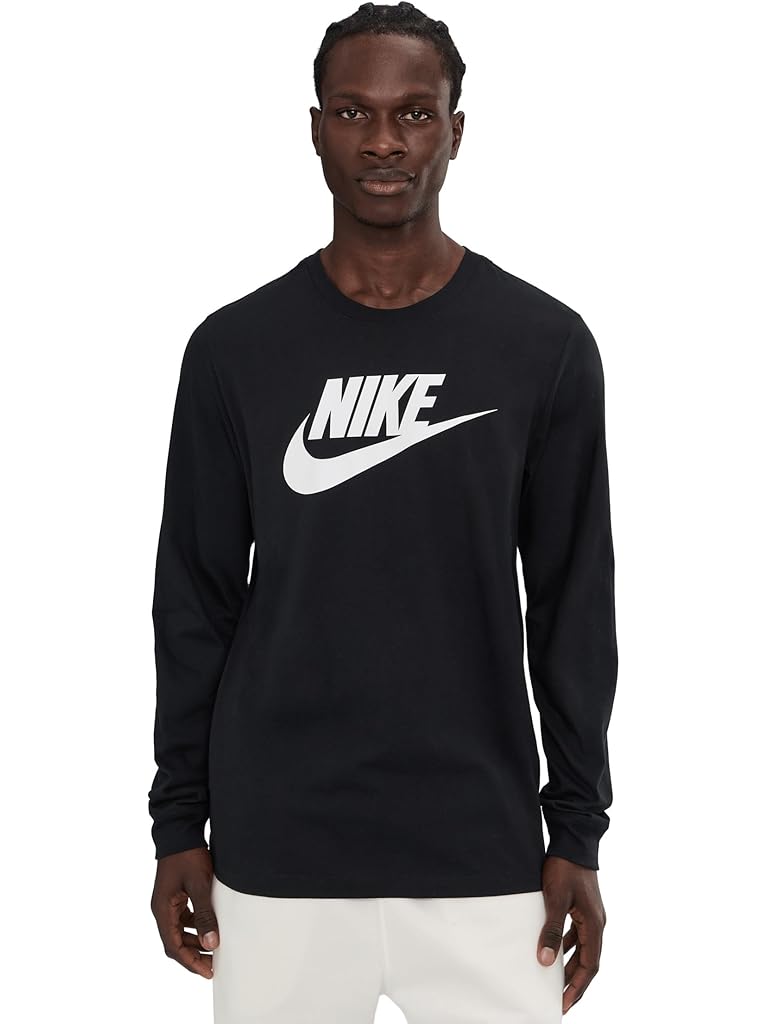 Gray Nike Sportswear Long Sleeve Tee Icon Futura