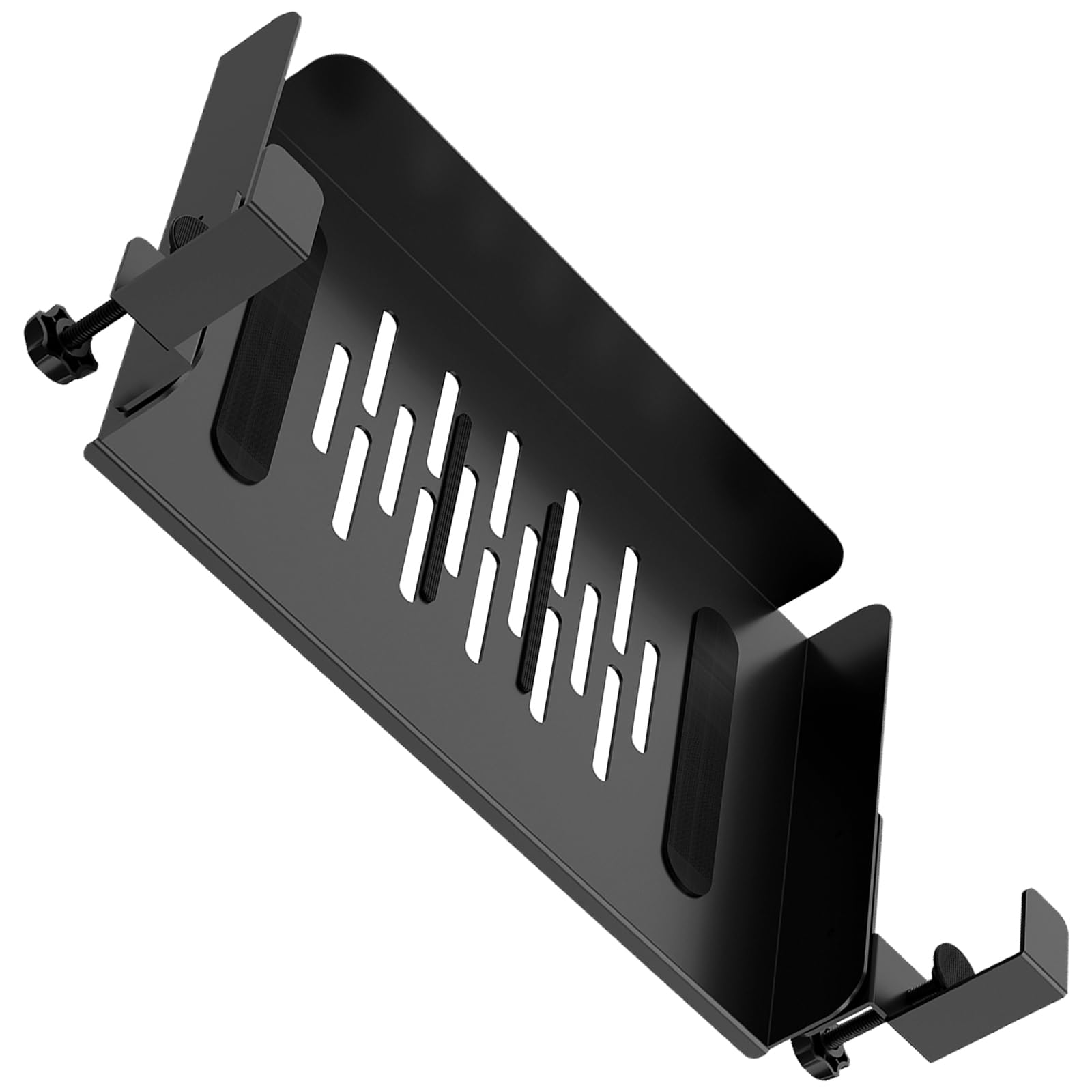 Plateau de rangement sous le bureau en acier pour PC portable et fournitures