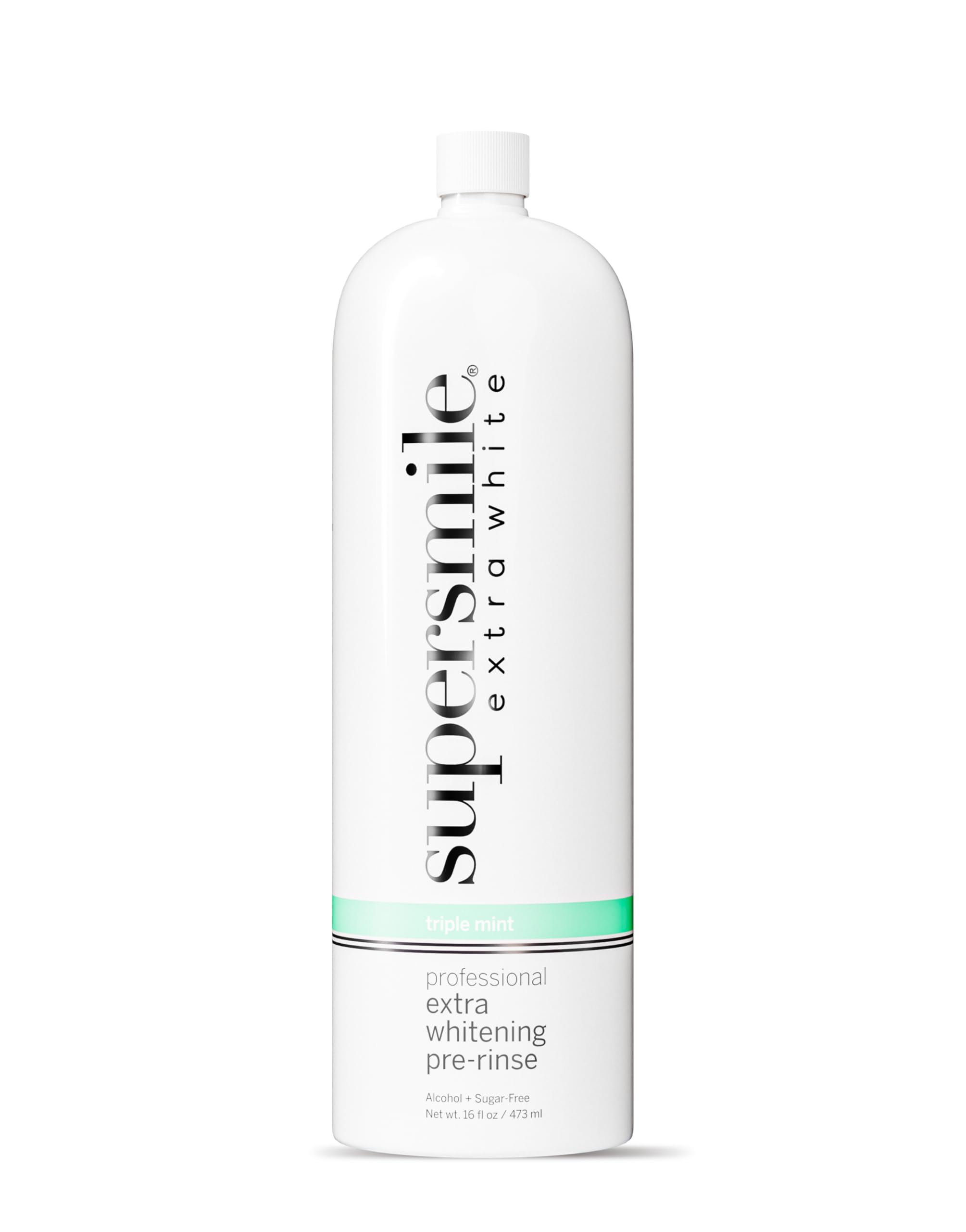 Supersmile Extra Whitening Pre-Rinse - Clinically Formulated Pre-Brush Dental Mouthwash, 16 Fl. Oz (1-Bottle)