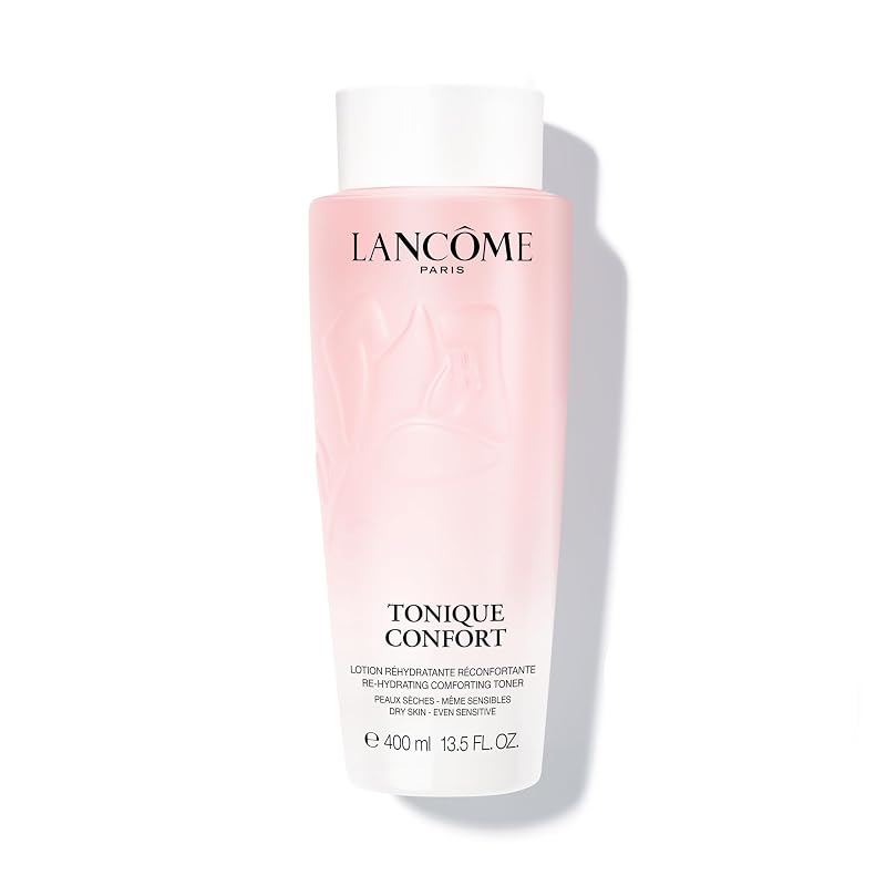 Tônico facial Lancôme Tonique Confort com ácido hialurônico, textura leitosa leve