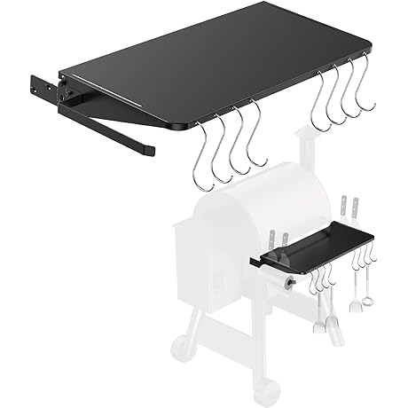 Folding Shelf for Traeger Pro and Ironwood Series Pellet Grills, BAC362