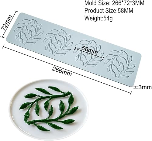 Miniatura 3 de TUKE Moldes de silicona para alimentos, moldes de silicona para chocolate, moldes de silicona 3D para hornear caramelos, moldes de silicona para