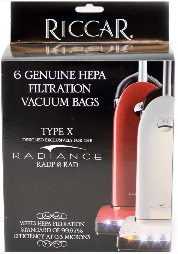 Riccar Upright HEPA Bag Bags Type X Radiance; Simplicity Synergy by Riccar - Thumbnail 2