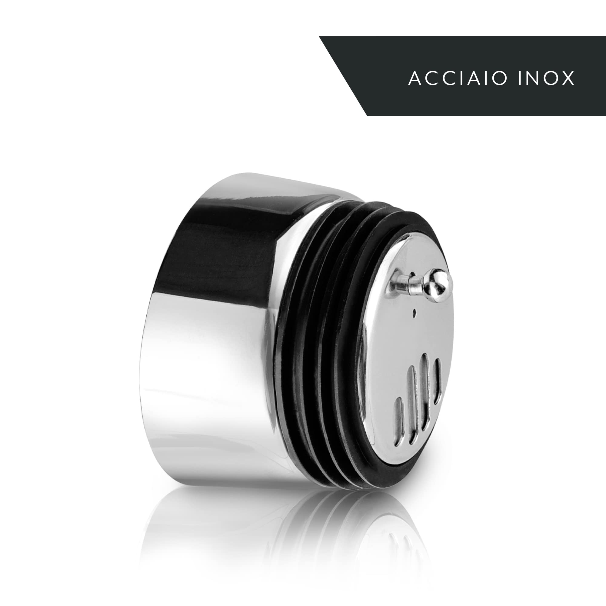 HEYNNA® Bottiglia Vetro con Tappo in Acciaio Inossidabile di Alta Qualità – Bottiglia Acqua con Pratica Impugnatura – Bottiglia Vetro 1 Litro in Vetro Borosilicato