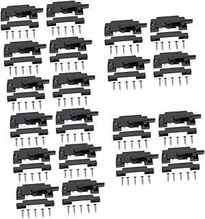 OSALADI Double Hung Window Lock 20 pcs Sliding Window Sash Locks Window Latch Lock Security Cam Window Sash Locks Window Fan