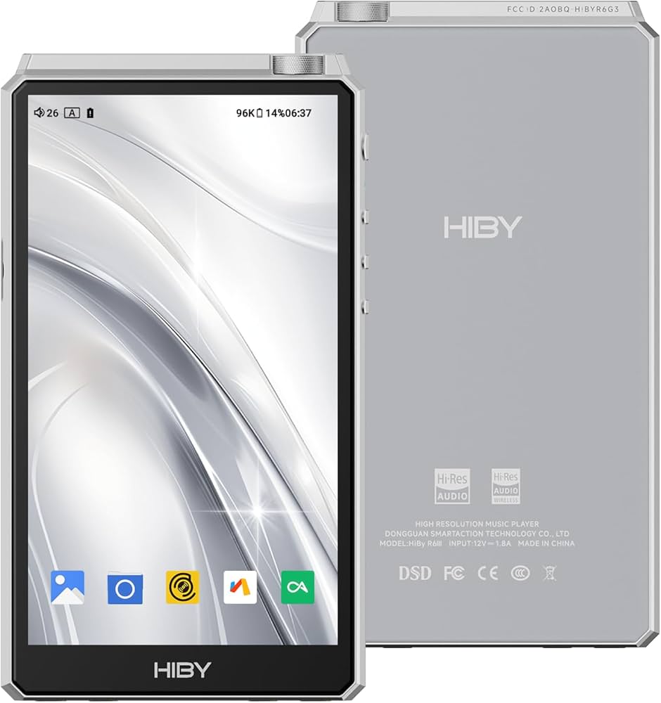 Amazon.com: HiBy R6 gen3 DAP Player Hi Res Audio with Class A&AB