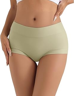 Ropa interior de seda de hielo para mujer, ropa interior de cintura alta, bragas de cobertura completa, bragas suaves y elásticas, transpirables, ropa interior para hombre, color negro