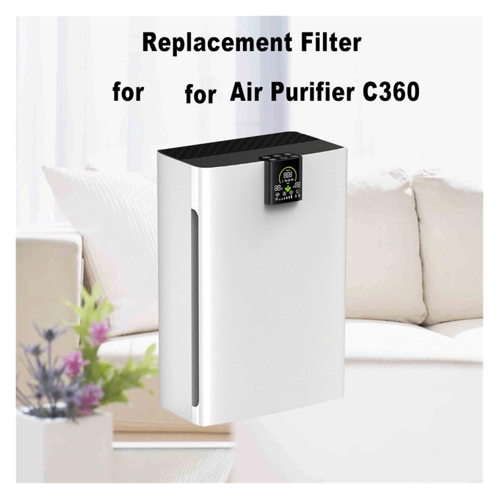Filtro De Repuesto Para Purificador, Compatible Para BRISE C360 | Apto Para Sistema De Filtración Combinado 3 En 1, Elemento Filtrante De Partículas Y Lámina De Carbón