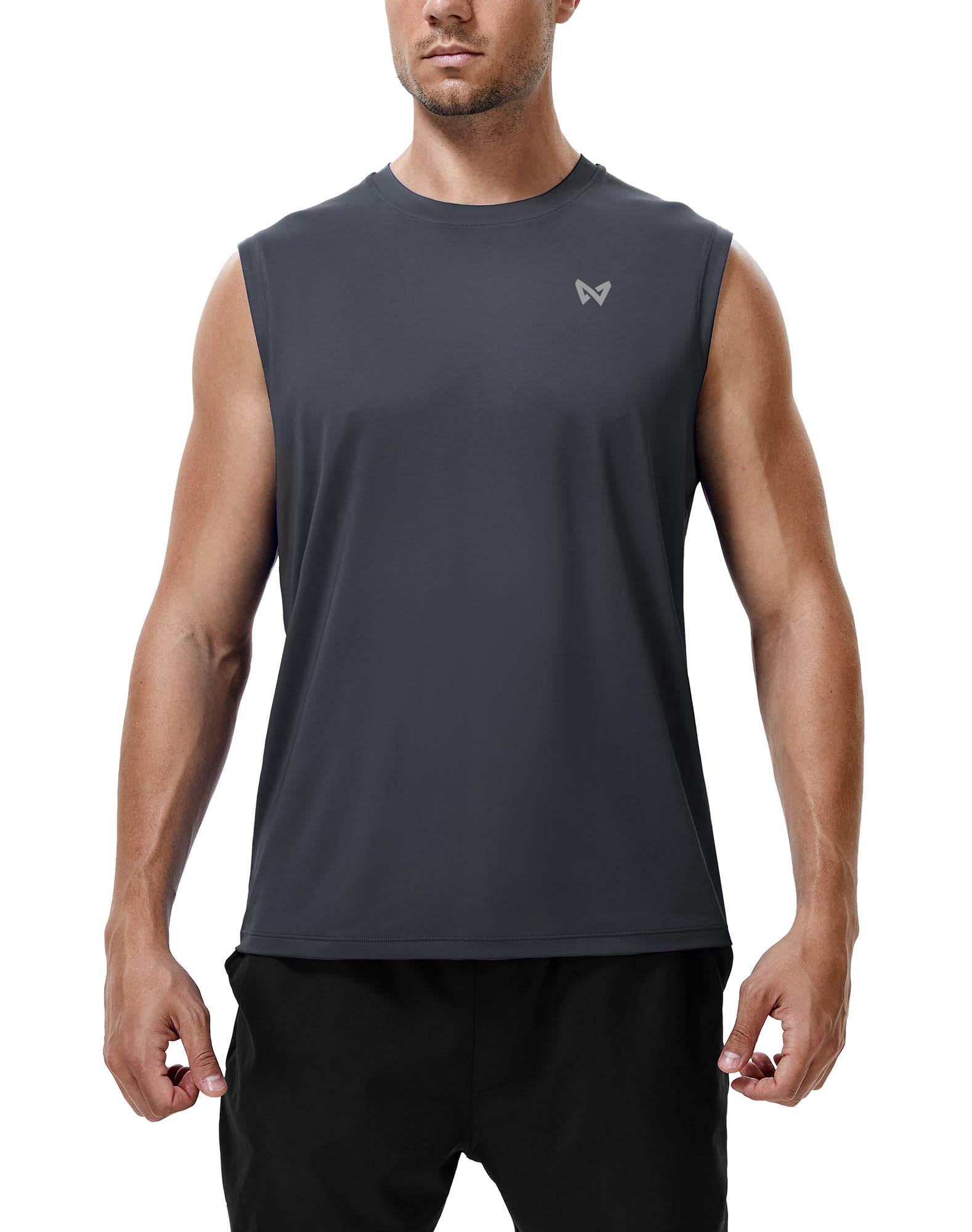 ZovioBox Tank Top Herren Ärmelloses Sportshirt, Atmungsaktiv Schnelltrocknend UPF 50+, Muskelshirt für Gym Training und Outdoor
