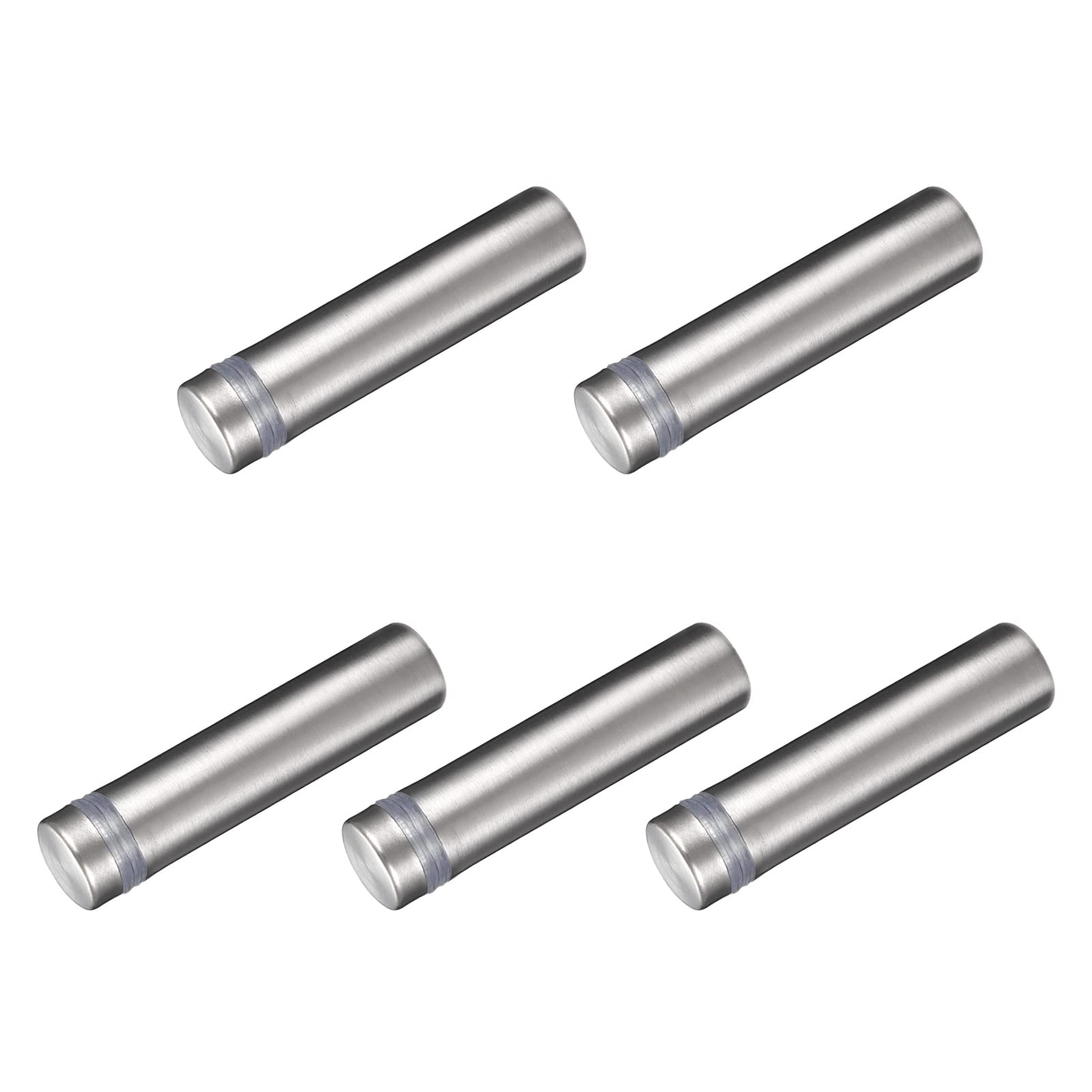METALLIXITY Sign Standoff Screws (12x50mm) 5pcs, Stainless Steel Advertising Screws Glass Acrylic Nail